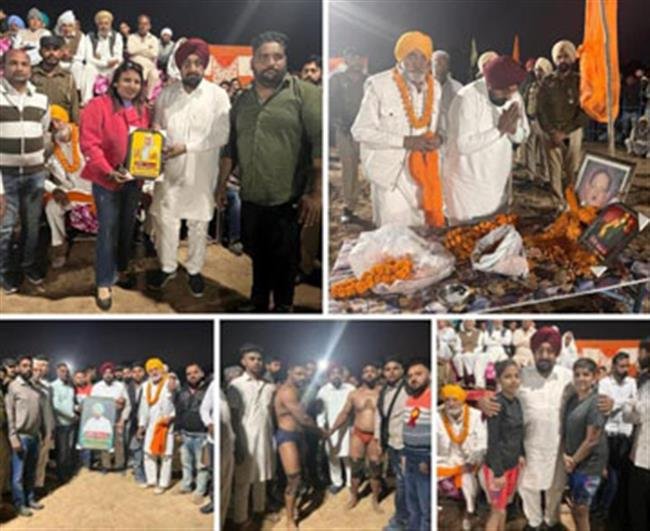 पहलवान की पुण्यतिथि पर कुश्ती अखाड़े का आयोजन
