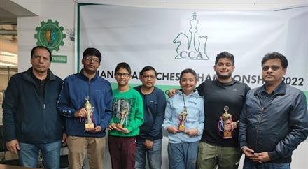 PRATYAKSH GOEL EMERGES CHANDIGARH CHESS CHAMPION
