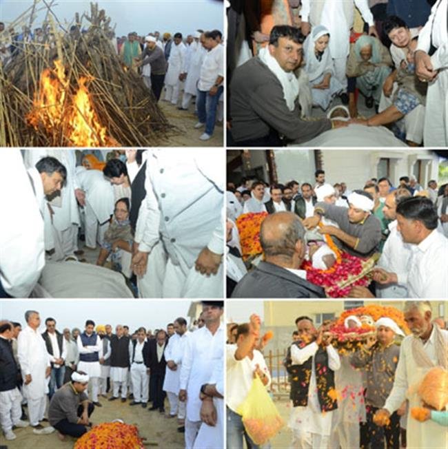 पंचतत्व में विलीन हुए चौधरी राय सिंह भादू