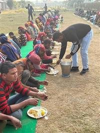 चार साहिबजादों की याद में एन.ए. कल्चरल सोसायटी ने लगाया लंगर