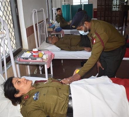 KONARK CORPS ORGANISED BLOOD DONATION CAMPS, 975 UNITS BLOOD COLLECTED