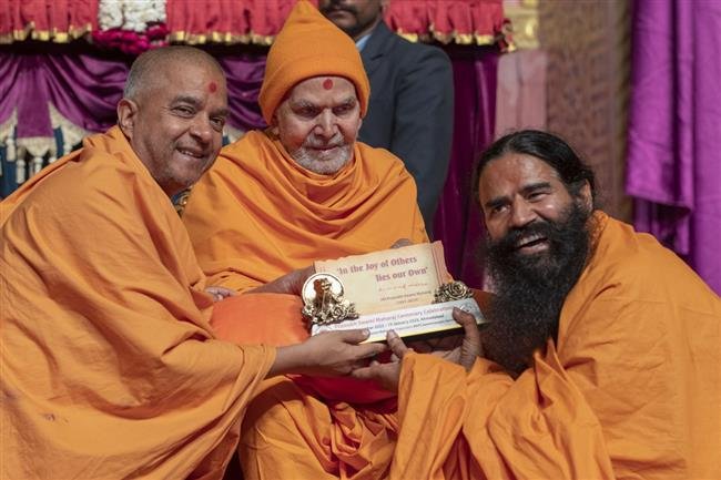 PRAMUKH SWAMI MAHARAJ SHATABDI SAMAROH IS A MAHAKUMBH: SWAMI RAMDEV