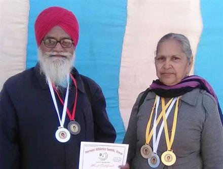 JASSAL COUPLE SHINES AGAIN IN MASTERS ATHLETIC