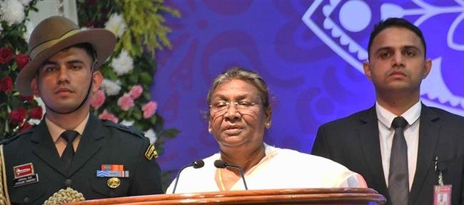 RAJYOGA AND SPIRITUAL POWER BROUGHT ME OUT OF THE DARK LIFE:PRESIDENT MURMU