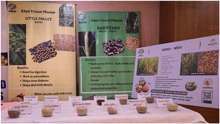 MINISTRY OF INFORMATION & BROADCASTING ORGANISES MEDIA INTERACTION AND MILLET LUNCH AT CIHM