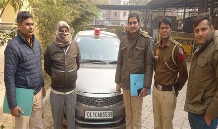 PERSON WORKING IN DMRC, IMPERSONATING HIMSELF AS IAS OFFICER, USING RED BEACON ON HIS PERSONAL VEHICLE, ARRESTED
