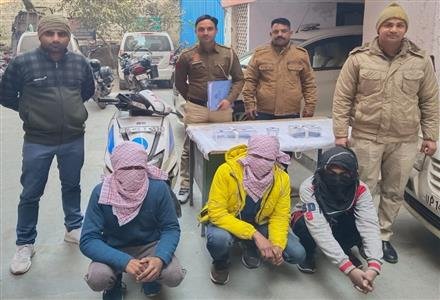 THREE PERSONS INVOLVED IN FIRING INCIDENT IN MAUJPUR ARRESTED