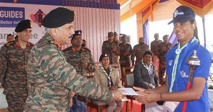 LT. GEN. RAKESH KAPOOR VISITS JAMBOREE AT RAHAT