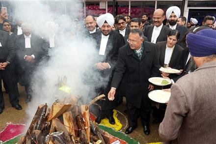 PUNJAB AND HARYANA  HIGH COURT ASSOCIATION CELEBERATES LOHARI, CHIEF JUSTICE PARTICIPATED