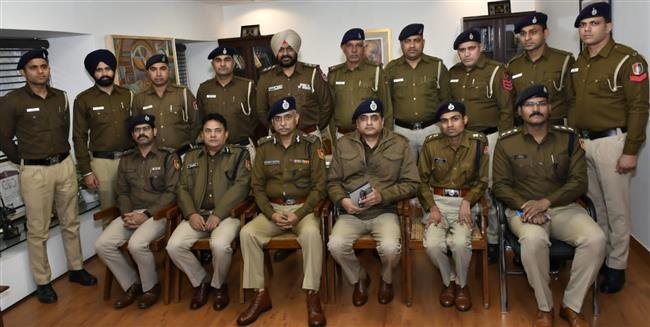 CHANDIGARH CYBER POLICE TEAMS HONOURED ON SOLVING HIGH PROFILE CASE