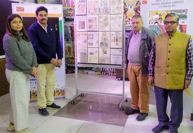 जीपीए-17 में गांधी जयंती पर डाक टिकट प्रदर्शनी लगाई गई