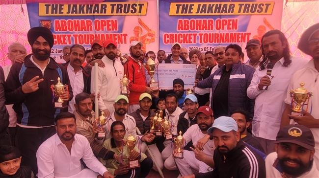 BHAGWATI XI WINS JAKHAR TRUST OPEN CRICKET TOURNAMENT