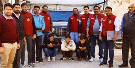 DELHI CRIME BRANCH BUSTED  GANG OF CYBER FRAUDSTER/SEXTORTIONIST , THREE ARRESTED
