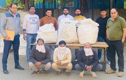 GANJA SMUGGLING FROM BIHAR, THREE ARRESTED MORE THAN ONE QUINTAL