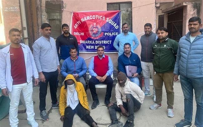 TWO FOREIGNERS ARRESTED WITH RECOVERY OF 123 GM OF AMPHETAMINE
