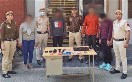 FAKE CALL-CENTER BUSTED, FOUR ARRESTED DUPED INNOCENTS ON PRETEXT OF PROVIDING JOBS IN MNCs.