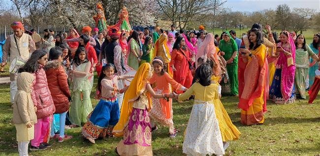 GANGAUR CELEBRATED WITH FERVOUR AND GAIETY IN LONDON