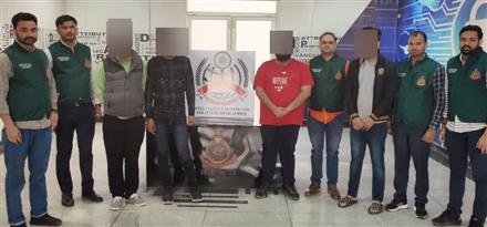 DELHI POLICE CYBER CRIME UNIT (IFSO) BUSTED A GANG OF CHEATS, FOUR ARRESTED FROM MOHALI
