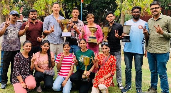 GOVT COLLEGE OF EDUCATION WINS OVERALL TROPHY IN BOYS SECTION AND OVERALL RUNNER'S UP IN GIRLS SECTION IN C DIVISION PU INTER COLLEGE COMPETITIONS 2022-23