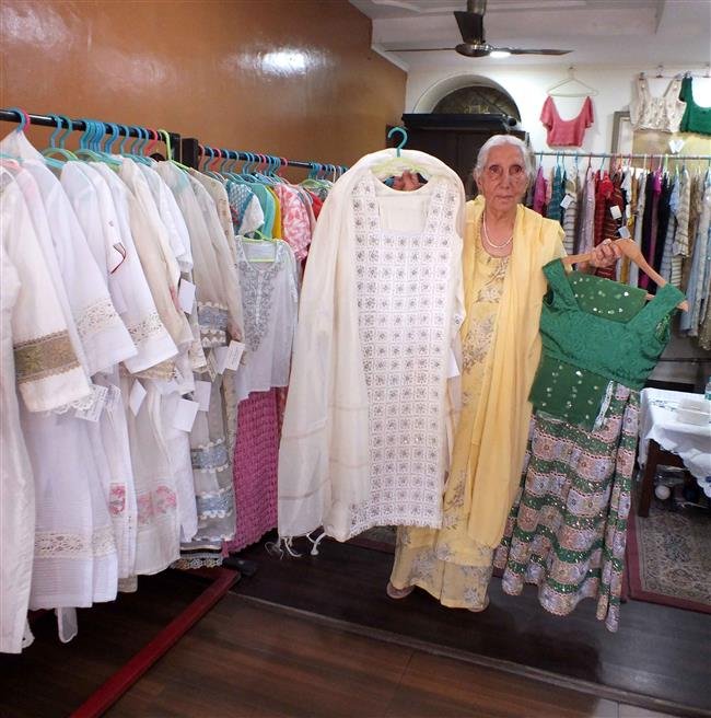 ARMY VETERAN'S WIFE: 82-YEAR-OLD FASHION DESIGNER PALI WARAICH PUTS UP EXHIBITION OF HER COLLECTIONS