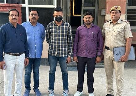 CYBER POLICE NABBED CYBER STALKAR  USED TO SEND MORPHED PHOTOGRAPHS OF THE VICTIM OVER SOCIAL MEDIA FROM LUDHIANA