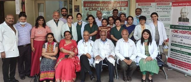 TOP DOCTORS PROVIDE FREE CONSULTATION IN 10 SPECIALITIES AT CMC HOSPITAL