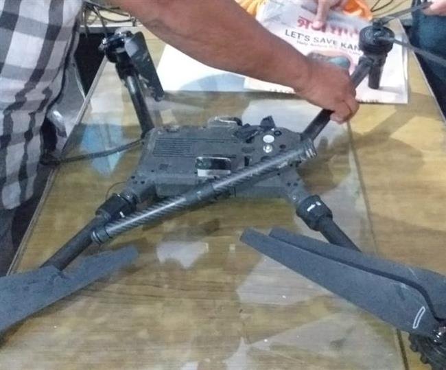 BSF TROOPS SHOT DOWN PAKISTANI DRONE NEAR INDO PAK BORDER IN GURDASPUR SECTOR