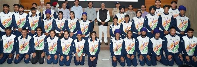 PURUHOT FELICITATES KHELO INDIA YOUTH GAMES MEDALISTS & COACHES FOR BRINGING LAURELS FOR CHANDIGARH