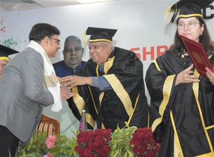 VICE PRESIDENT OF INDIA DHANKHAR CONFERRED DEGREE AT 70TH CONVOCATION OF PANJAB UNIVERSITY
