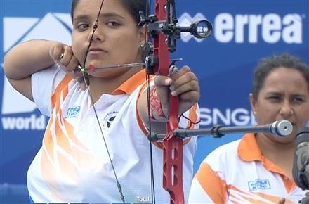 ARCHER AVNEET KAUR WINS BRONZE MEDAL IN WORLD CUP