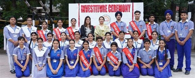 INVESTITURE CEREMONY AT I.S. DEV SAMAJ SCHOOL