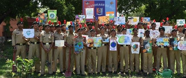 TOOK A PLEDGE TO PROTECT THE ENVIRONMENT BY PLANTING TREES.
