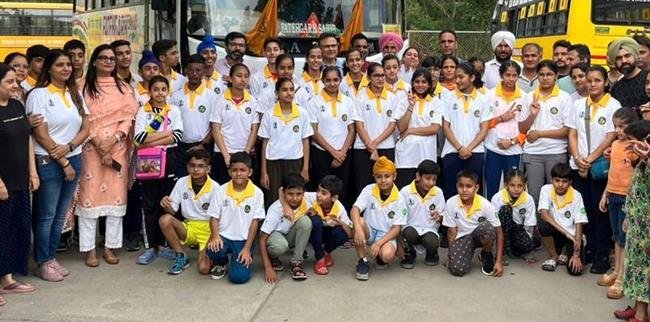 35 BADMINTON PLAYERS FROM PUNJAB LEAVE FOR HYDERABAD FOR ONE MONTH CAMP