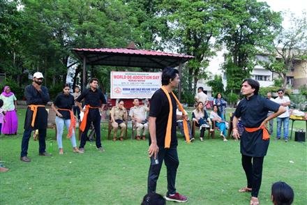 इंटरनेशनल वर्ल्ड डीएडिक्शन डे: वूमेन एंड चाइल्ड वेलफेयर सोसायटी ने   नशे से दूर रहने के लिए  दिया संदेश