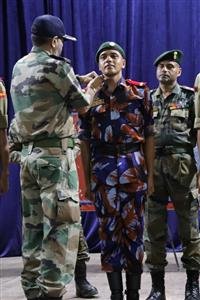 RANK CEREMONY OF NCC CADETS OF 2ND CHANDIGARH BATTALION HELD