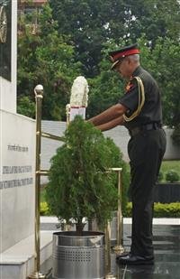 LIEUTENANT GENERAL NAV K KHANDURI RELINQUISHES COMMAND OF WESTERN ARMY
