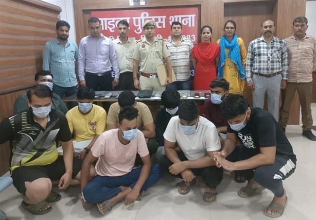 AN INTERNATIONAL FAKE CALL CENTER DUPING US CITIZENS OPERATING BUSTED, NINE NABBED