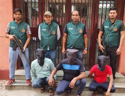 DELHI POLICE APPREHENDED THREE DREADED CRIMINALS AND SHARP SHOOTERS OF LAWRENCE BISHNOI SYNDICATE