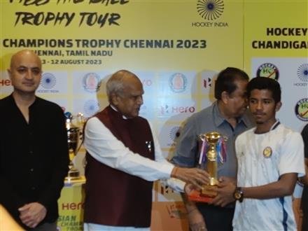 HERO ASIAN CHAMPIONSHIP TROPHY 2023 WELCOMED IN CHANDIGARH