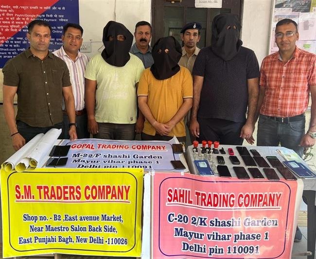 CHANDIGARH CYBER CRIME POLICE BUSTED  GANG OF CHEAT OPERATED FROM DUBAI  ON PRETEXT OF WORK FROM HOME