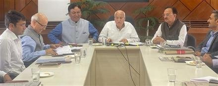 बीबीएमबी व चण्डीगढ़ में हिस्सेदारी सुनिश्चित करने के लिए गठित मंत्रिमण्डलीय उप-समिति की बैठक आयोजित