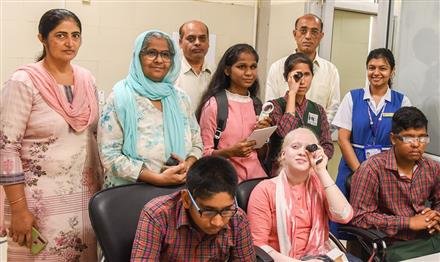 CARMEL CONVENT STUDENT SHARANYA JAIN'S VISION HELPS VISUALLY IMPAIRED SEE FOR THE FIRST TIME