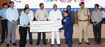PUROHIT FELICITATED THE SPORTS PERSONS AND COACHES