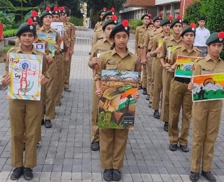 NATIONAL CADETS CORPS GROUP HEADQUARTER  PAYS TRIBUTE TO KARGIL VIJAY DIWAS