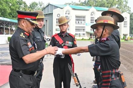 PASSING OUT PARADE OF FIRST BATCH OF AGNIVEERS AT 14 GORKHA TRAINING CENTRE, SUBATHU HELD