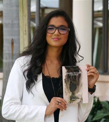 SIXTEEN-YEAR-OLD NIKASHA LUTHRA’S POETRY BOOK ‘DARK TULIPS’ UNVEILED