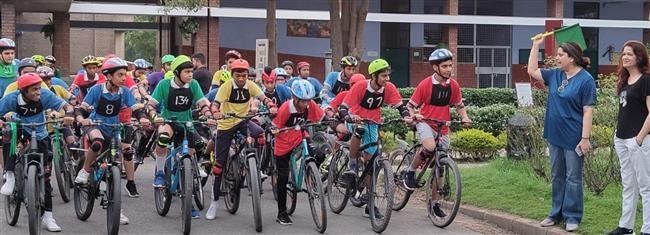 ANNUAL CYCLOTHON  HELD AT ST. JOHN'S HIGH SCHOOL