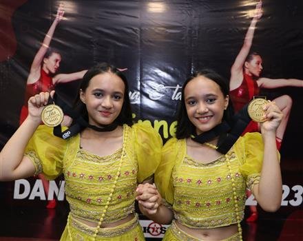 INTERNATIONAL DANCE CONTEST: TWIN SISTERS BRING LAURELS TO TRICITY, WIN 2 GOLDS