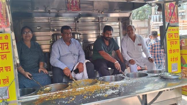 पंचकूला में लोक-कल्याणार्थ भंडारा आयोजित
