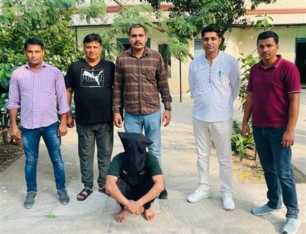 DEMANDING RANSOM OF RS 50 LAKH BY WHATSAPP CALLING , ACCUSED ARRESTED